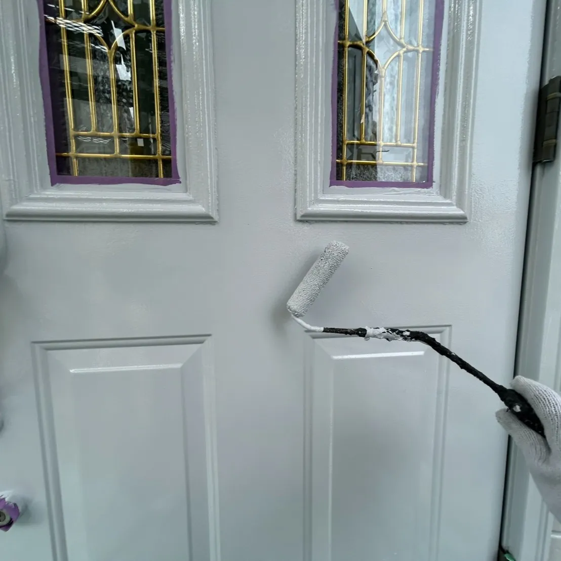 長田区の外壁塗装、屋根塗装の工事になります。