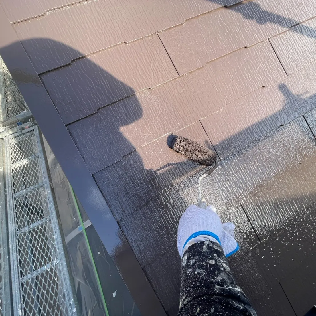 神戸市長田区の屋根塗装、外壁塗装を進めています。