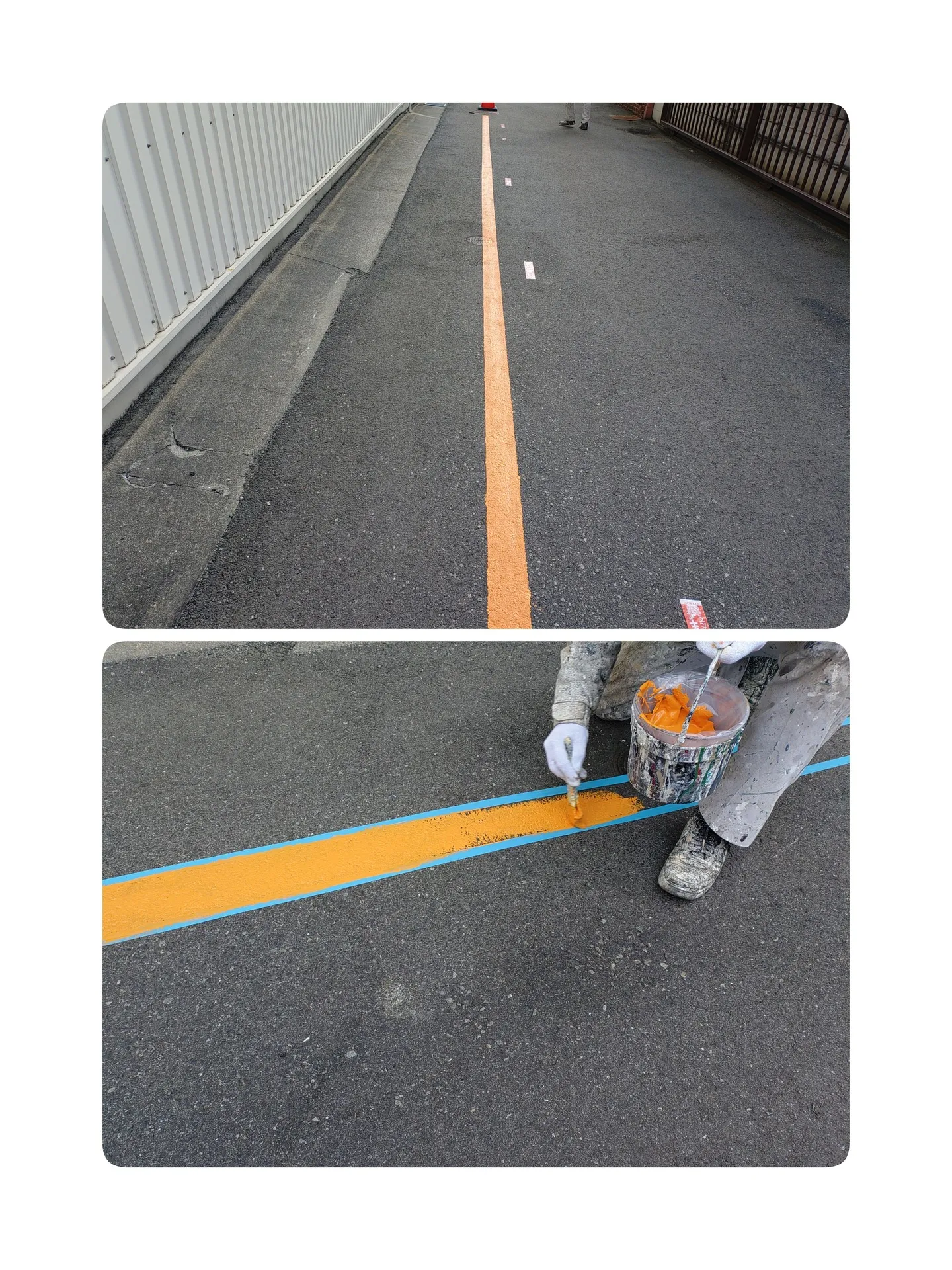 ライン塗装工事