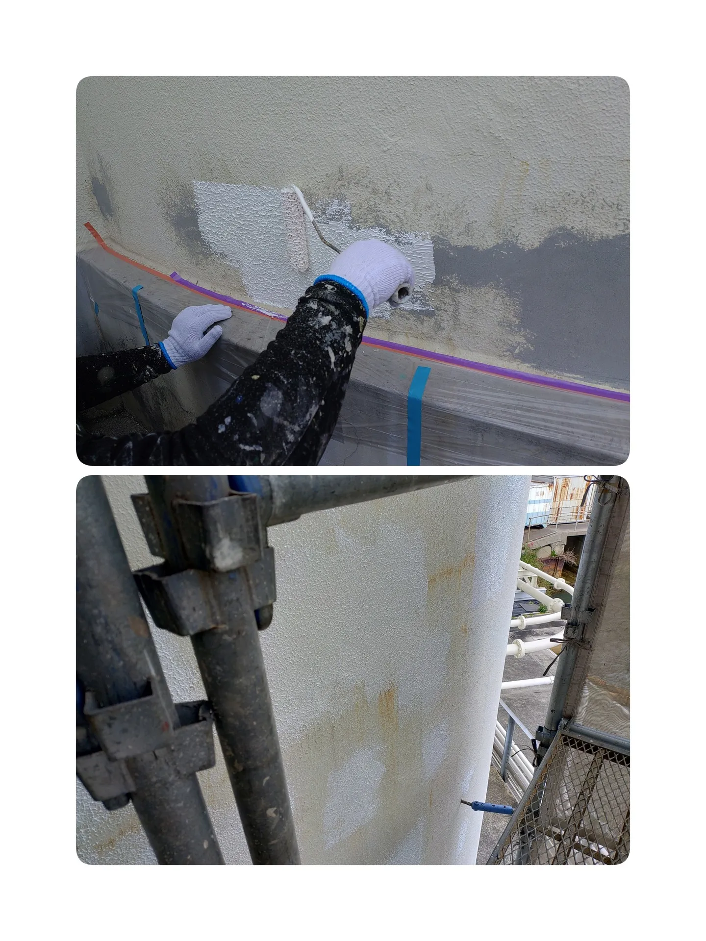 パターン補修を行いました。