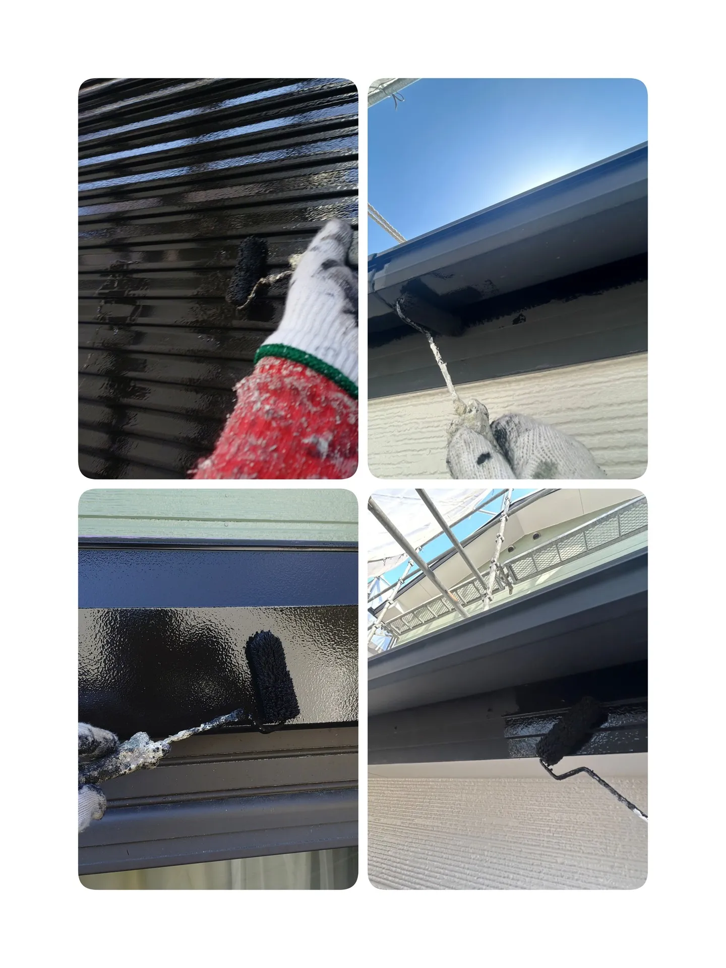 付帯部塗装という事で、外壁以外の部分の塗装も進めています。