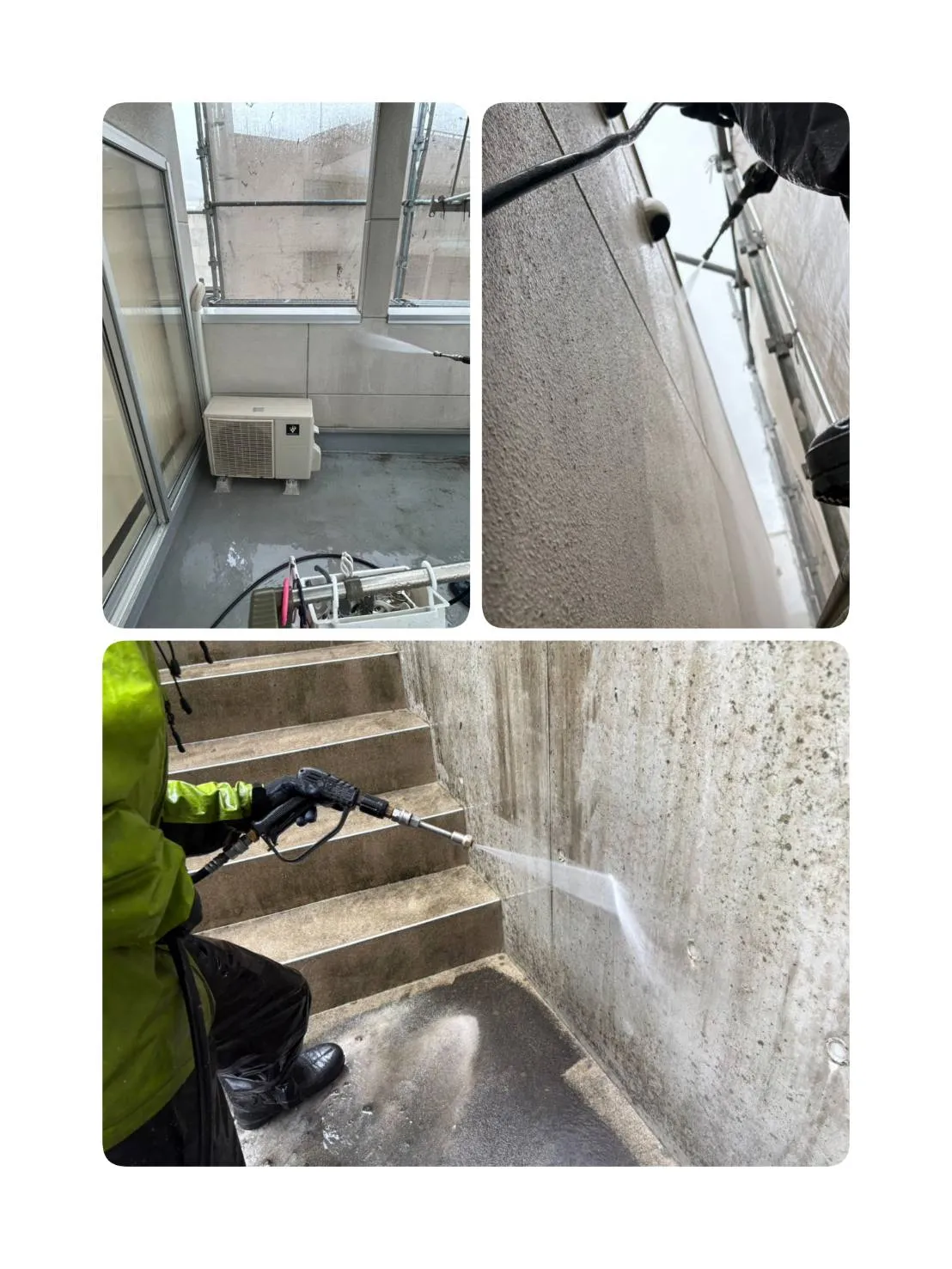 川西市の外壁塗装工事です。